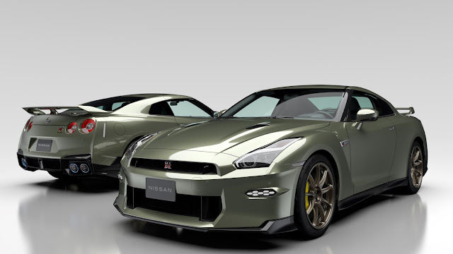 2024 Nissan GT-R T-Spec - front and rear