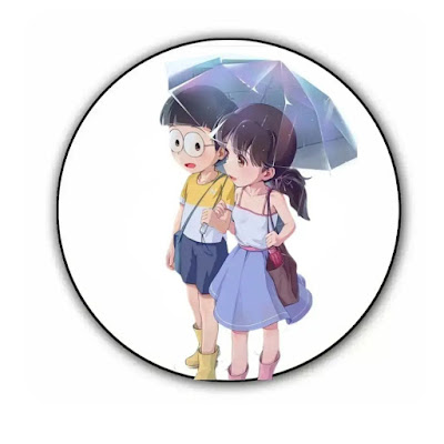 Nobita & Shizuka Romantic Stylish Standard Whatsapp DP