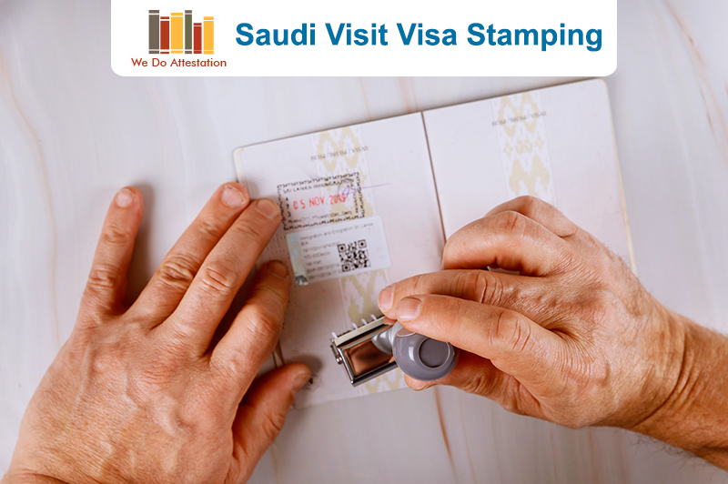 Saudi Visit Visa Stamping