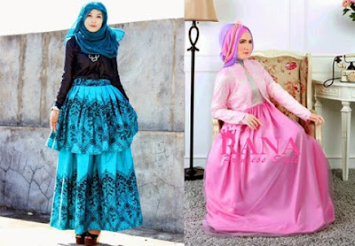 Model Baju Muslim Lebaran Wanita Gemuk Terbaru