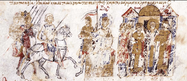 Коронация Василия I как императора Византийской империи