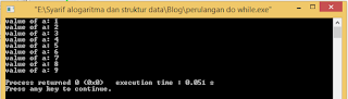 Contoh Program Do While