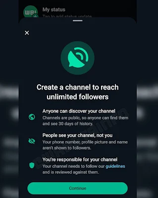 How to create a WhatsApp Channel step by step guide