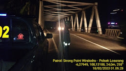  Polsek Losarang Tingkatkan Patroli Malam Guna Cegah C-3 dan Guankamtibmas