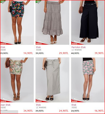 Lc Waikiki Yeni Etek Modelleri