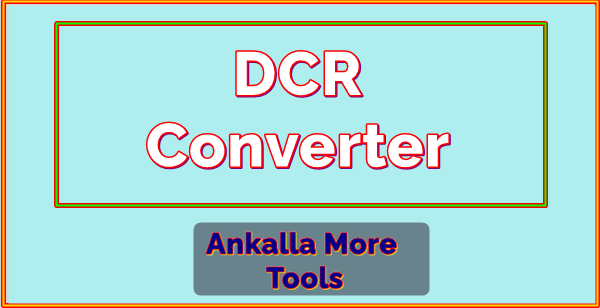 DCR Converter