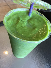 Greedy Greens smoothie at Jiggle Berry Juice Bar in Amarillo