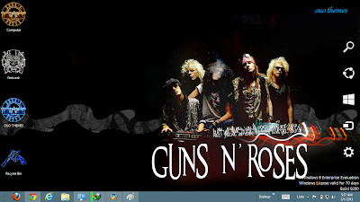 2013 Guns N Roses Windows 8 Theme