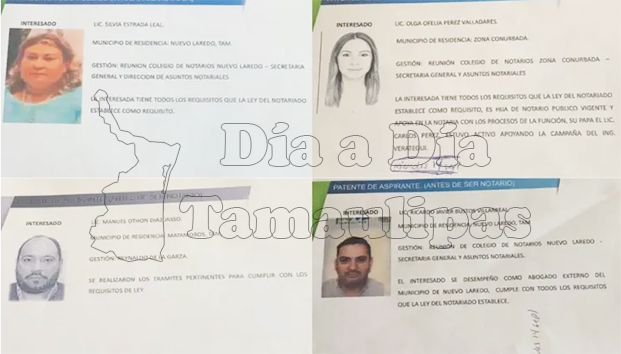 'Tumban' a otros cuatro notarios en Tamaulipas