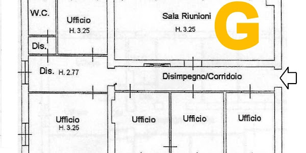 UFFICIO DI AMPIA METRATURA IN AFFITTO VIA ROMA  - UFFICI FINANZIARI