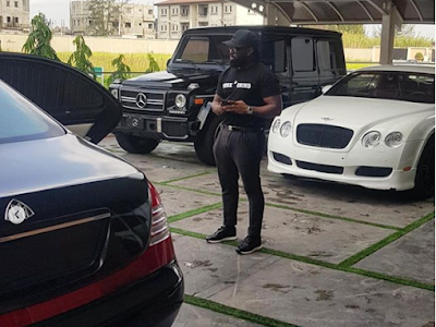 Timaya shows off his impressive garage- photos and videos