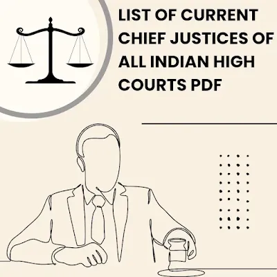 [PDF] List Of Current Chief Justices Of All Indian High Courts | सभी भारतीय उच्च न्यायालयों के वर्तमान मुख्य न्यायाधीशों की सूची - GyAAnigk