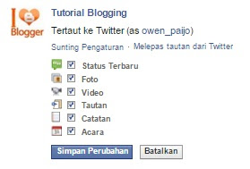 Cara Menautkan Fanspage Facebook ke Twitter