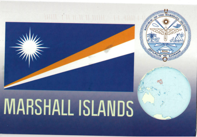 incoming Postcard from Marshall Islands