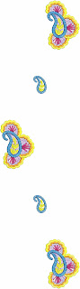 Lank Paisley quilts Dupatta