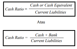 Rumus Cash Ratio (Rasio Kas)