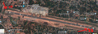 runway from google map