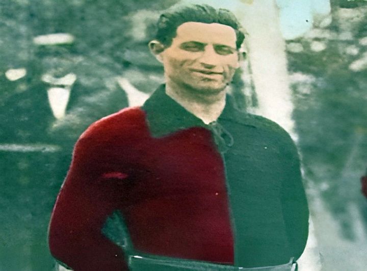 Julio Libonatti, con la camiseta de Newell's