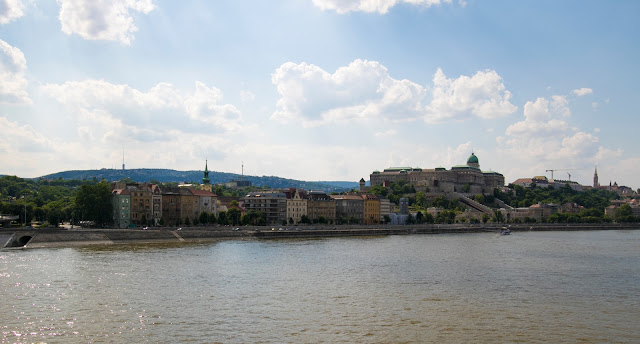 Vista di Budapest dal ponte Elisabetta