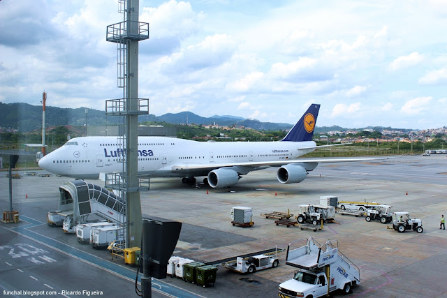 BOEING 747-830 - D-ABYJ - GUARULHOS - SÃO PAULO - BRASIL