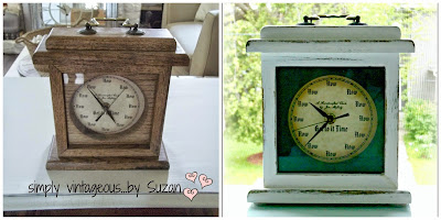  clock makeover to awesome vintage look redo