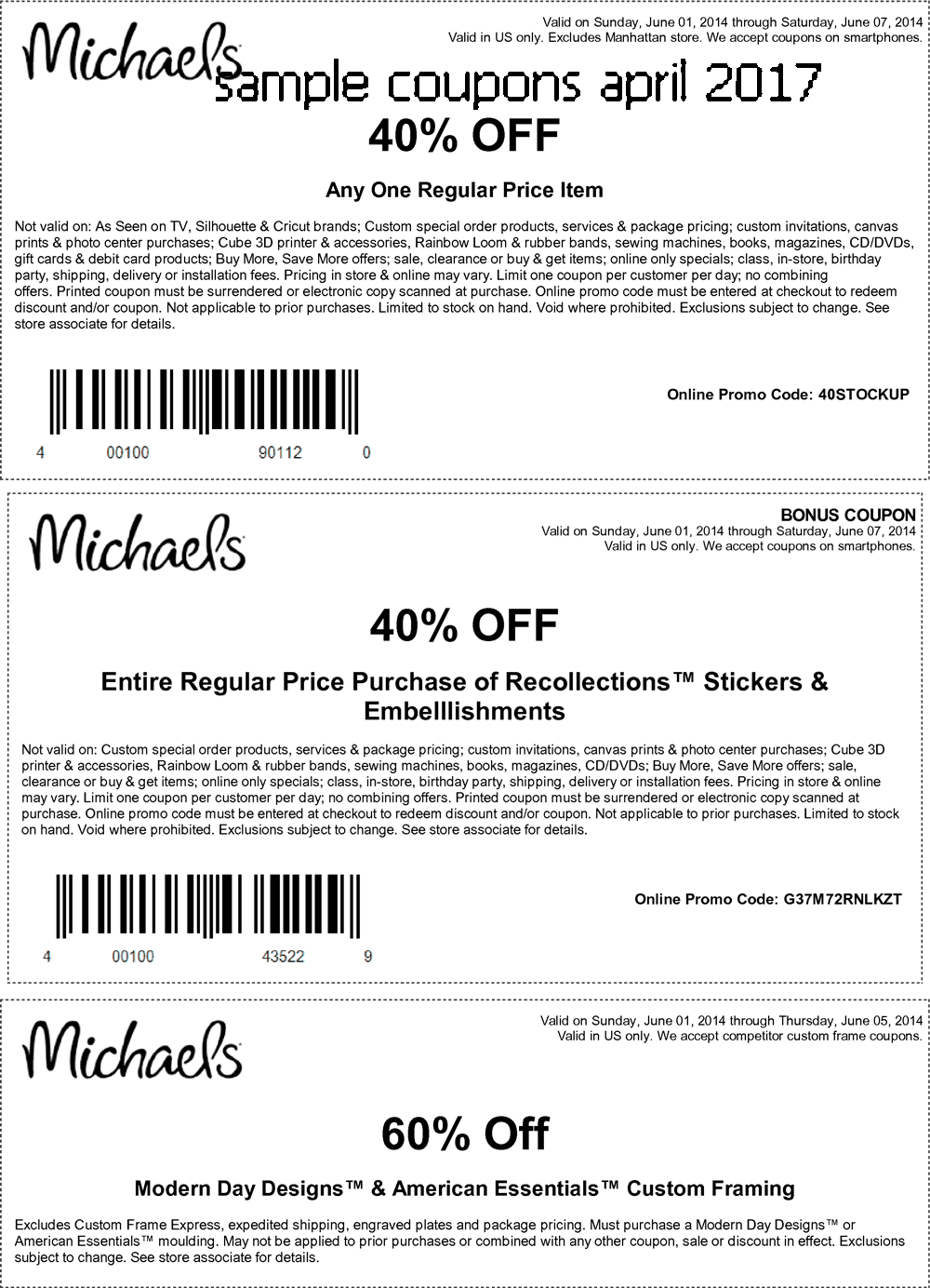 Printable Coupons 2019: Michaels Coupons