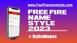 Free Fire name style 2023