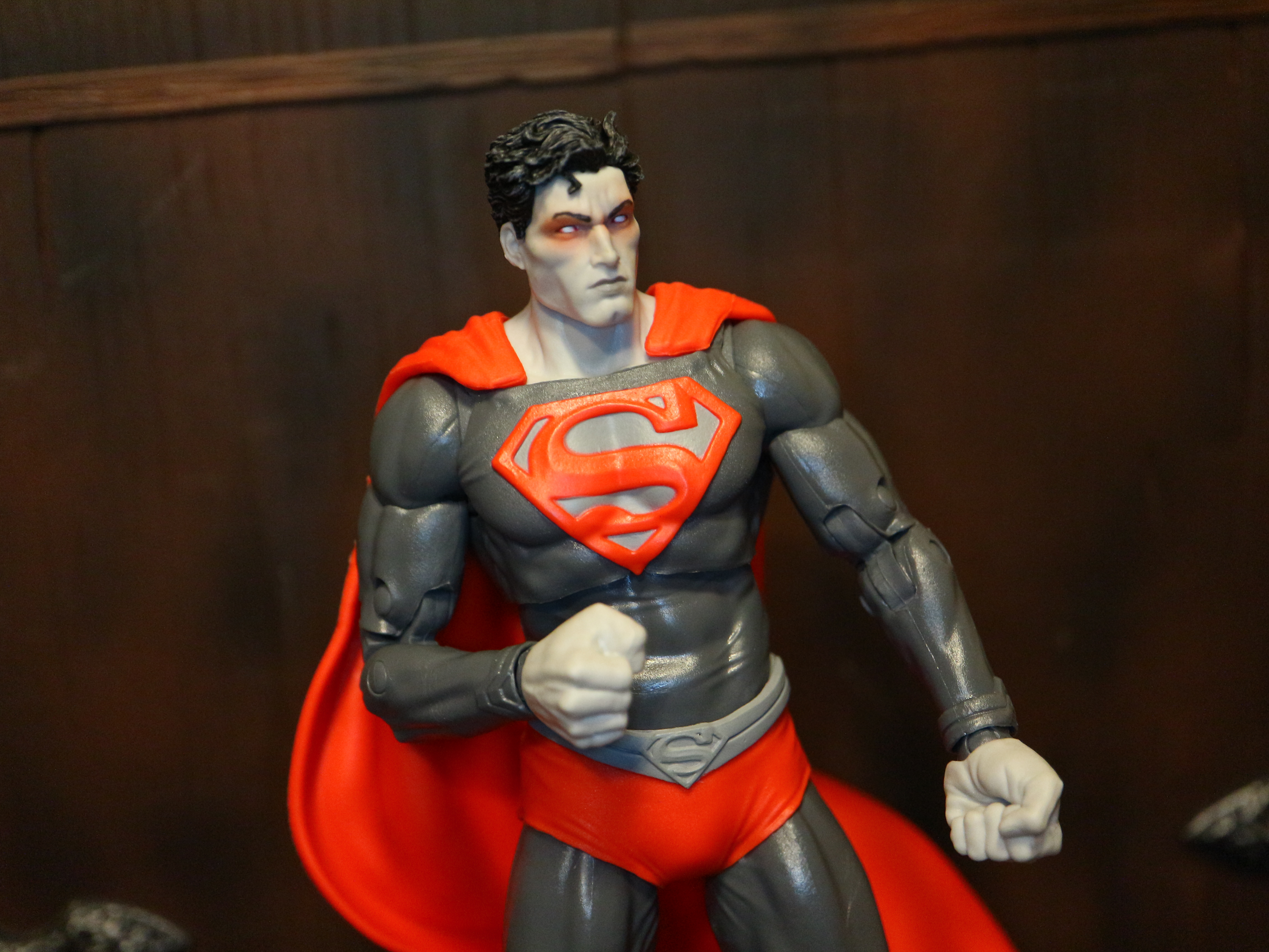 Superman-dc Comics Man Of Steel 31 Figure - Black Suit 
