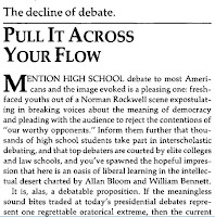 Michael McGough high school debate The New Republic