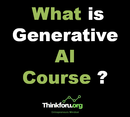 Cover Image Of What is Generative AI Course ?