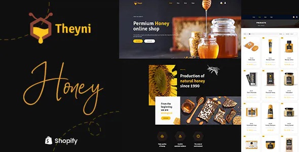 Best Organic Food, Honey Shop Shopify Theme