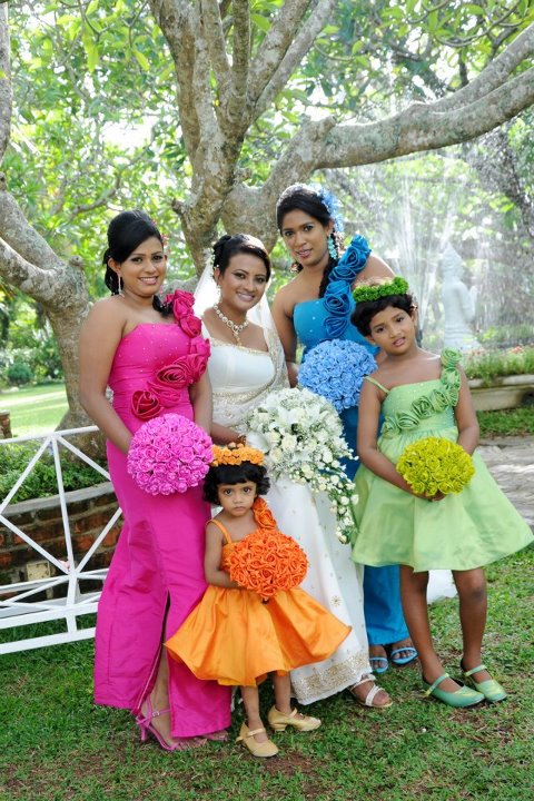 Srilanka bridesmaid  dresses  and flower girl dresses  Sri  