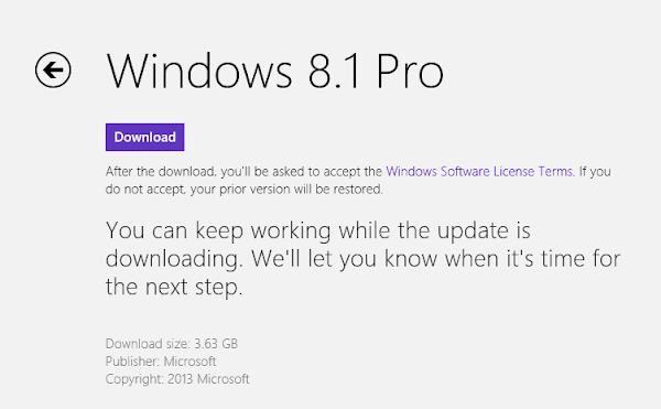 Hướng dẫn cập nhật Windows 8.1 trực tiếp từ Store Hướng dẫn cập nhật Windows 8.1 trực tiếp từ Store