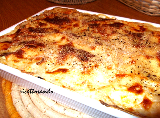 Lasagne vegetariane con patate e biete