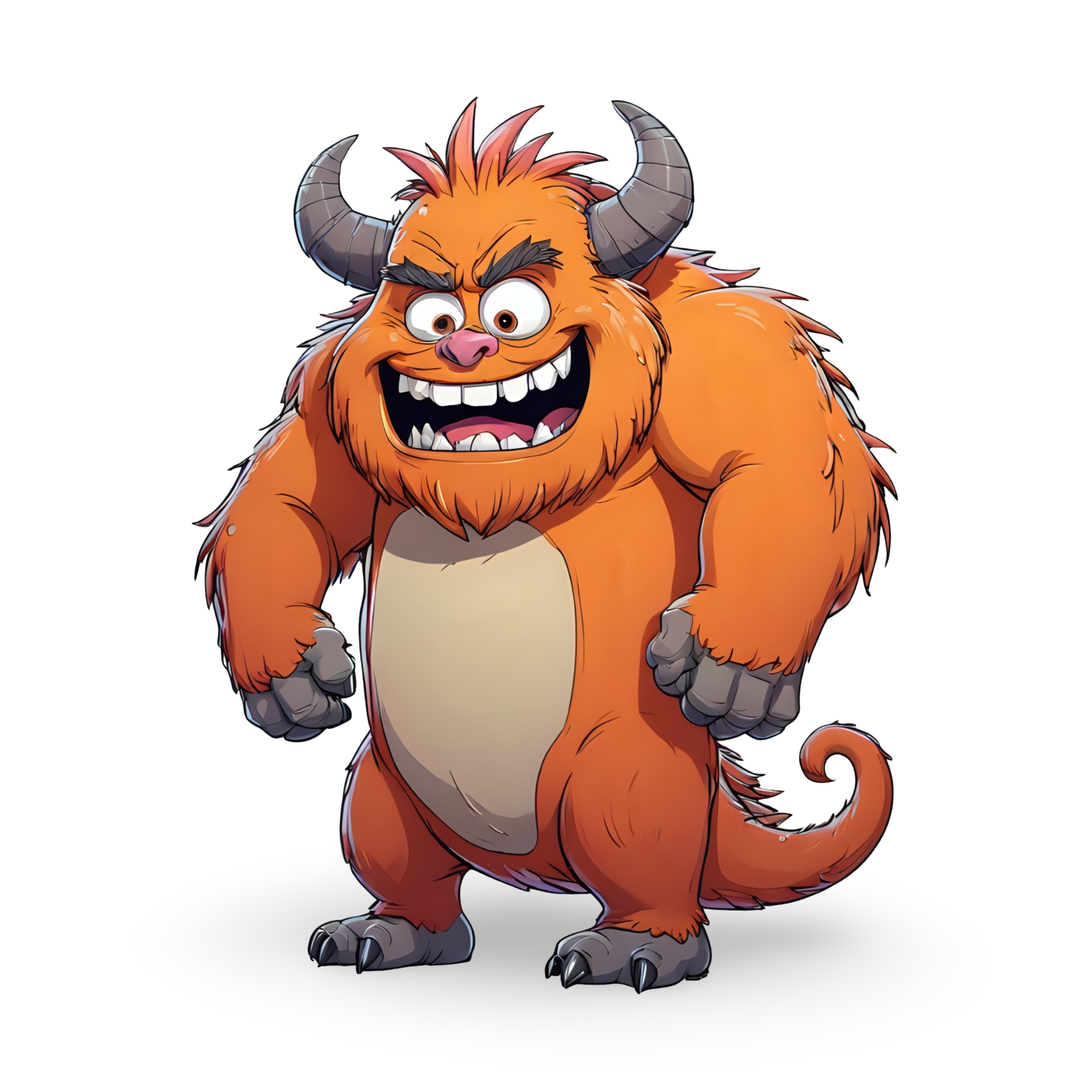 Monster cartoon character