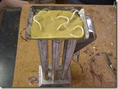 candle pour