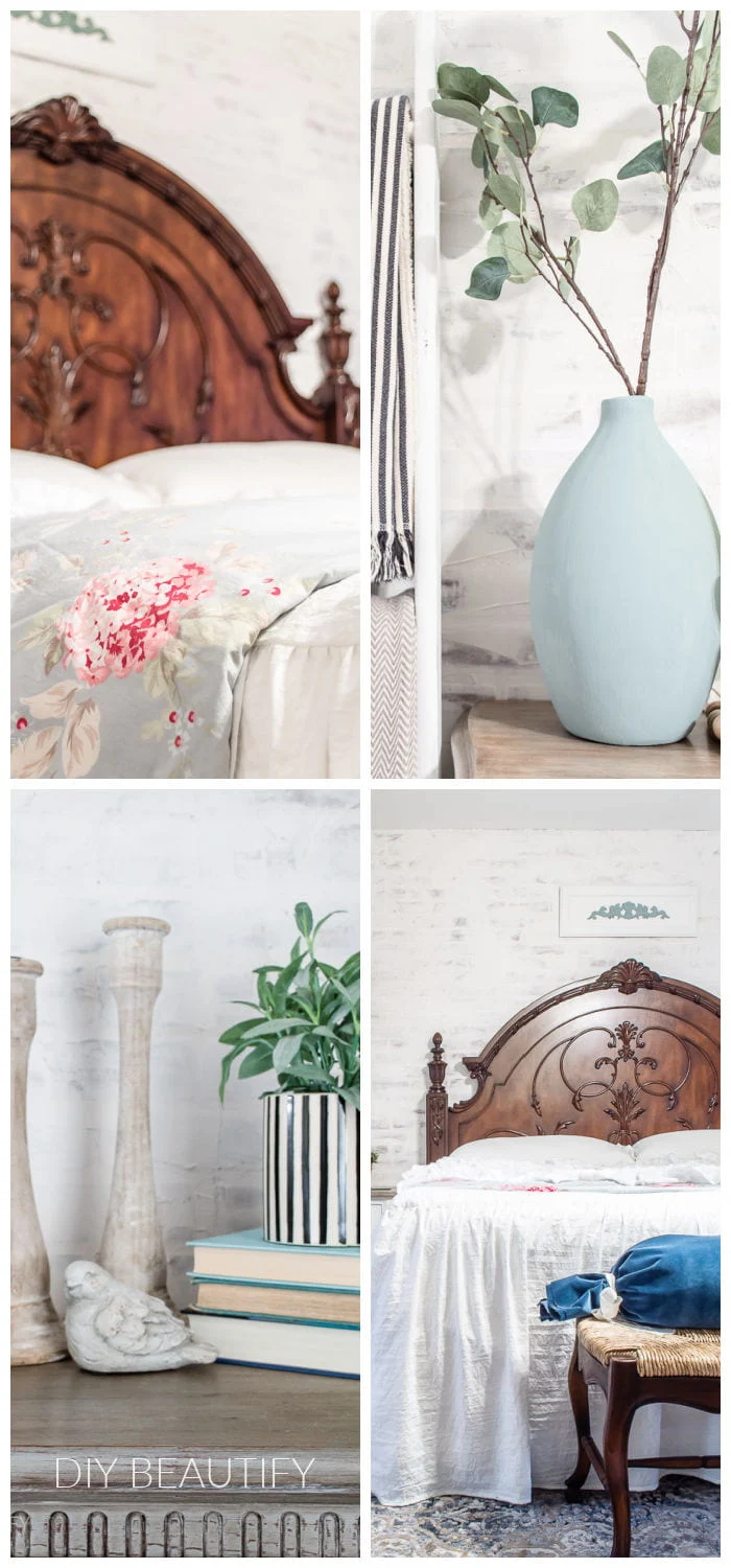 Spring bedroom details