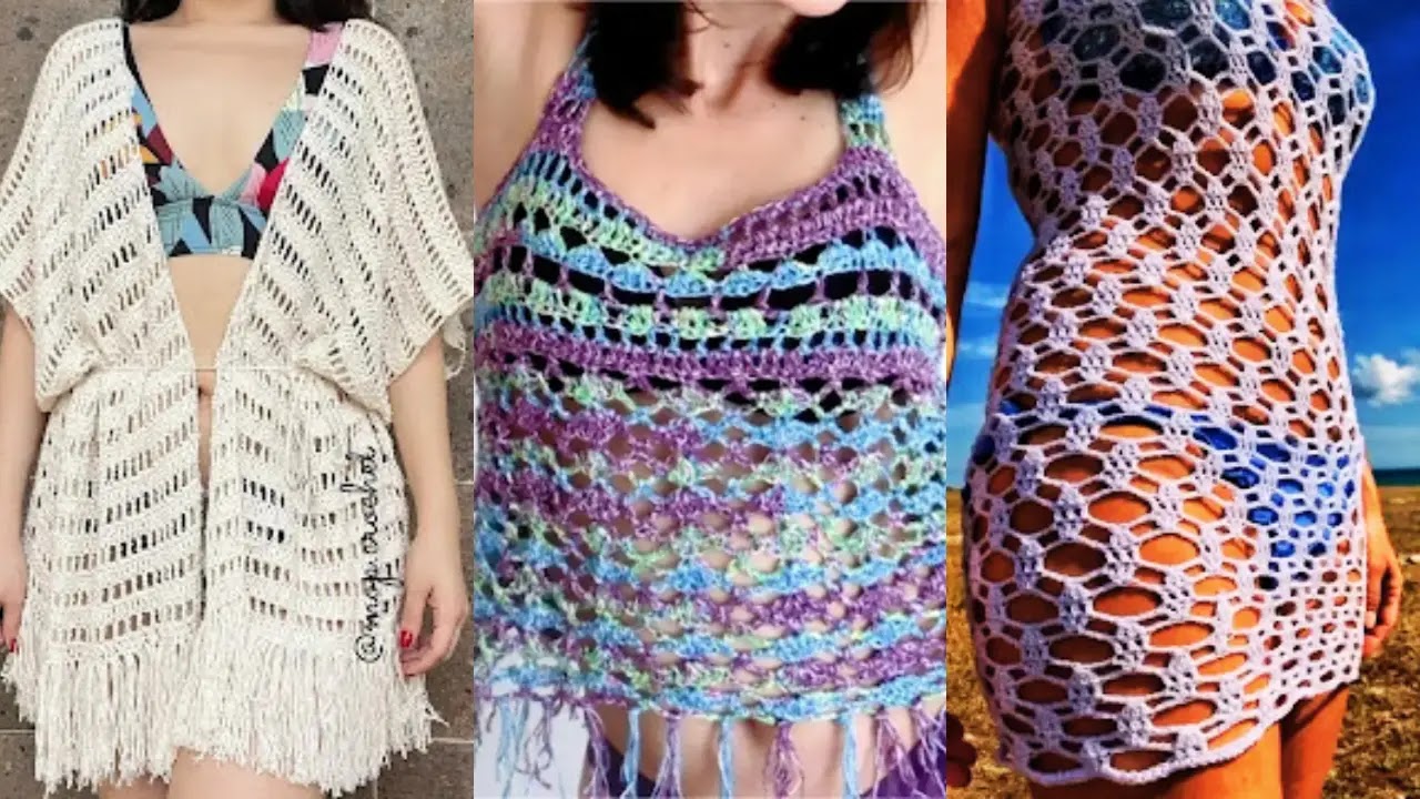 Año probabilidad Quagga Pareos a crochet: la tendencia de moda en trajes de baño para este verano ☀️