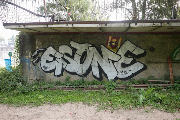Graffiti in Arnhem-Zuid (Esone, Stadsblokkenwerf)