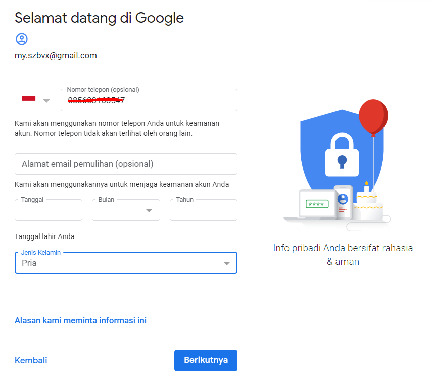 Cara Membuat Akun Gmail Terbaru 2019