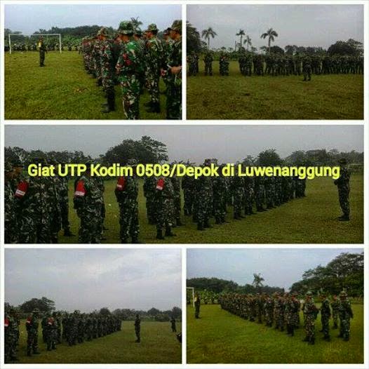 Kodim 0508/Depok Gelar UTP Tahun 2015