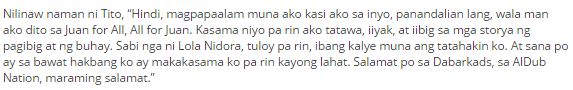 Tito Sotto bids goodbye to the Dabarkads of Eat Bulaga! Find out why! 