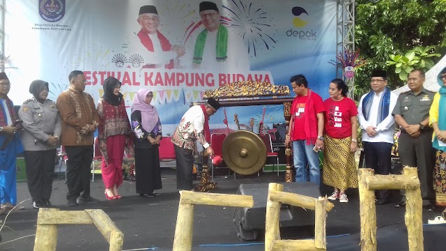 Walikota Buka Festival Kampung Budaya 