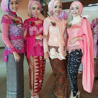 Kreasi Jilbab Untuk Kebaya Modern