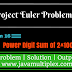 Project Euler | Problem 16 | Power digit sum