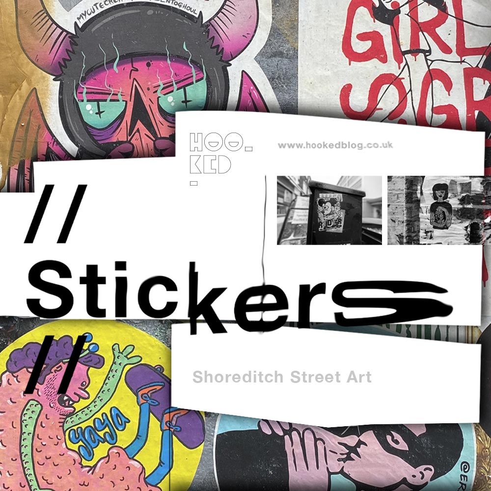 A Shoreditch Street Art Stickers collection