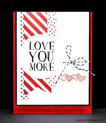 Tuesday Tutorial 83, Stamp with Trude, Valentine, Love, Stampin' Up!