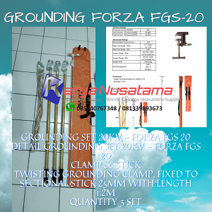 Jual  Grounding Set 20kV - Forza FGS 20 di Bangka Belitung