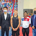 Embajada de Japón dona equipos a la federación de gimnasia
