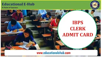 IBPS CLERK ADMIT